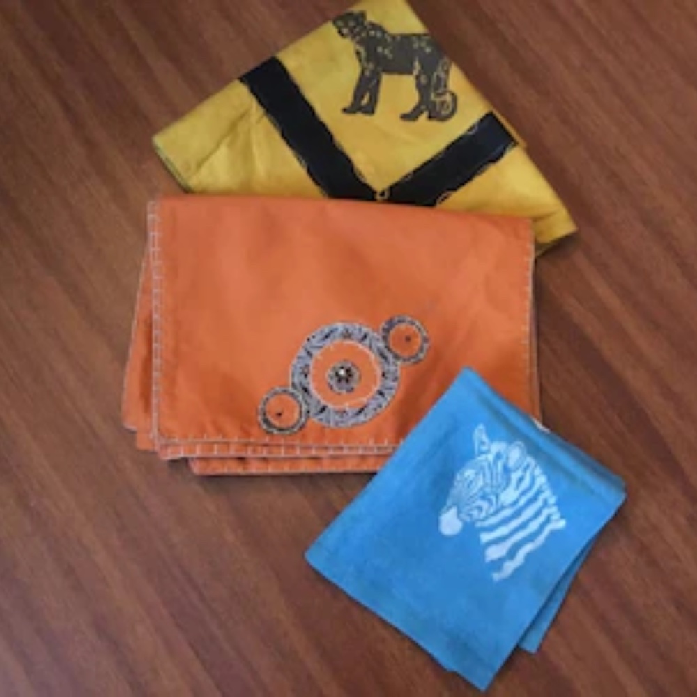 Stencil Acrylic Pattern Table Runners/Placemats/Tapestries (Multiple Options)